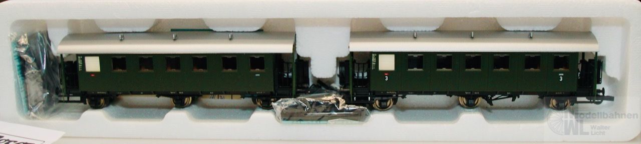 Roco 44859 - Roco - Umbauwageneinheit Tegernseebahn grün 2.tlg. H0/GL